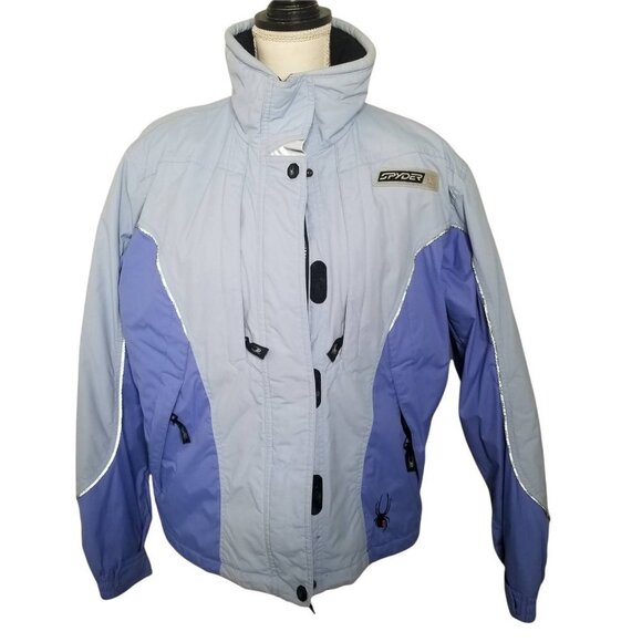 Spyder Entrant G11 Women's Blue Full Zip Jacket with Side Vents 10 - NO …